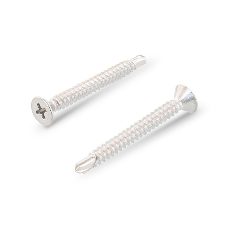 Din 7504p-o A2 śr. 5,5x45mm Samowiert Płasko-Stożkowy Do Aluminium