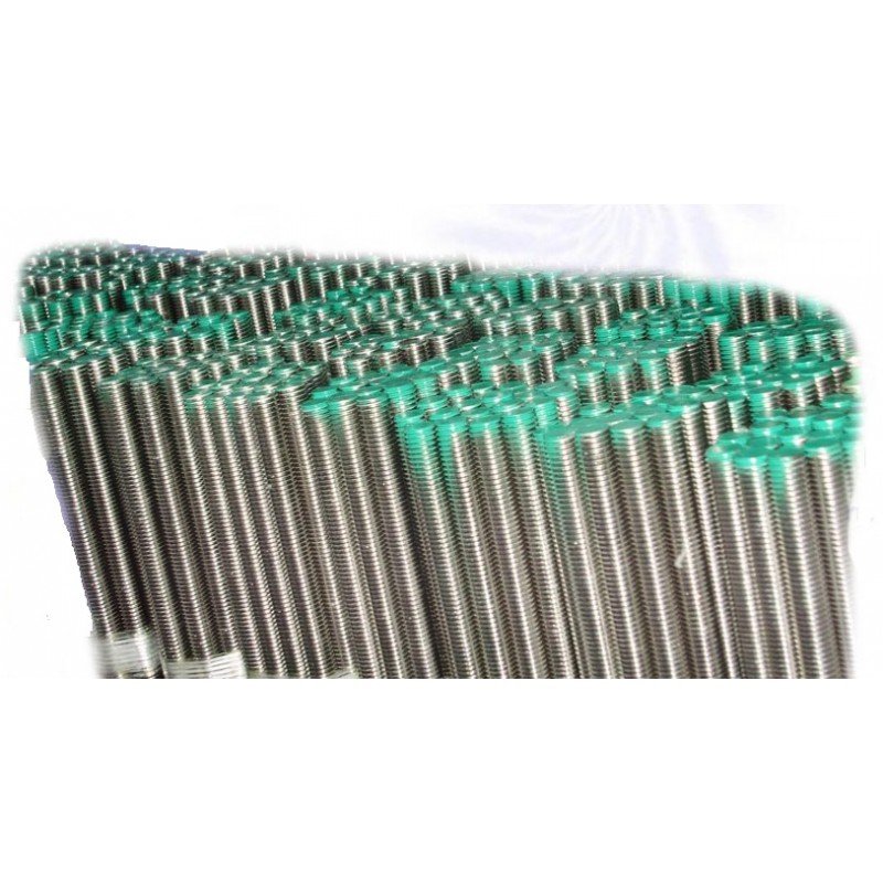 Din 975L A2 M 8x1000 mm Lewy Gwint Pręt Gwintowany Nierdzewny Lewy (aisi 304)