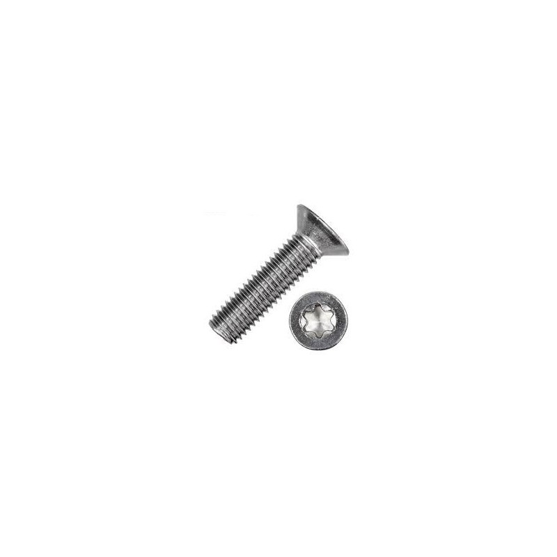 Din 965 TX A2 M5x80 mm Wkręt Metr. Płasko-Stożkowy Torx
