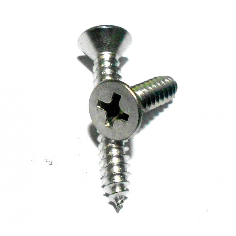 Din 7982 A2 śr. 2,2x9,5mm Blachowkręt Płasko Stożkowy nacięcie Krzyżowe