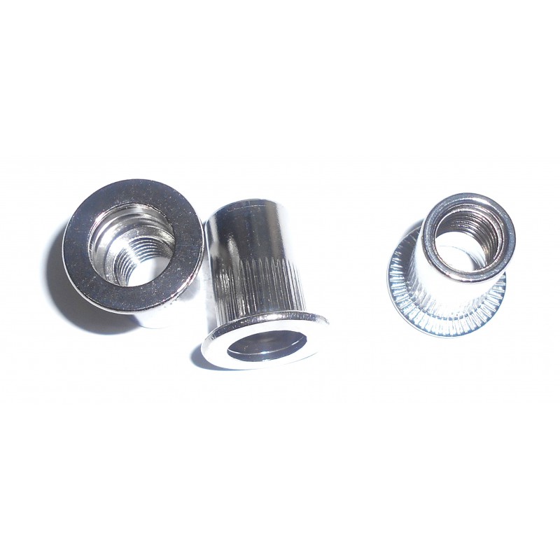 M8 (3,5-6,0 długa) Nitonakrętka Kołnierz Płaski Ocynk