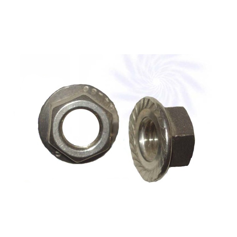 Din 6923 A2 M8 Nakrętka z Podkładką Rad. Inox