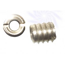 Din 7965 A2 M6/12 , L-12 lub 15  Wkręt do Drewna Inox (WKŁADKA, INSERT)