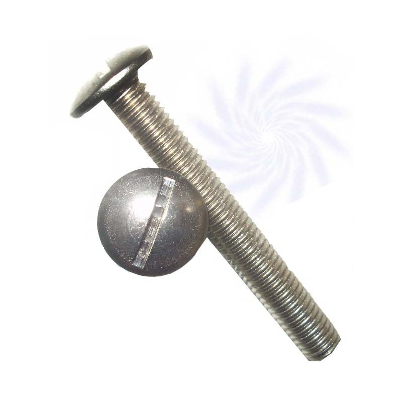 Art. 9056 A2 M4x16 Wkręt Metr. Grzybkowy INOX Nacięcie Płaskie