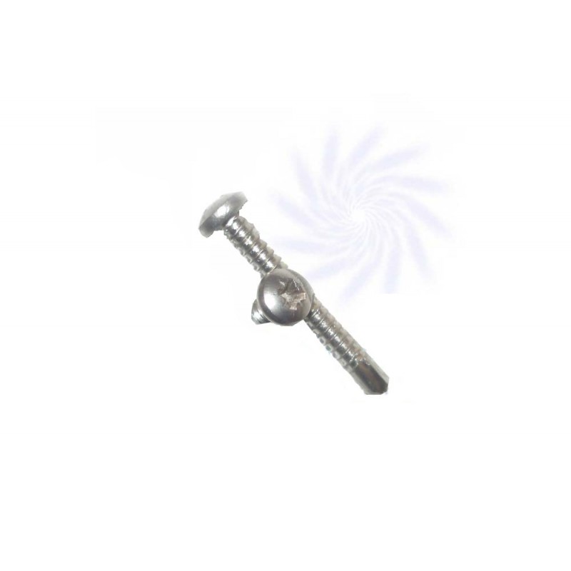 Din 7504m-n A2 śr. 2,9x19mm Samowiert Walcowo Soczewkowy Do Aluminium