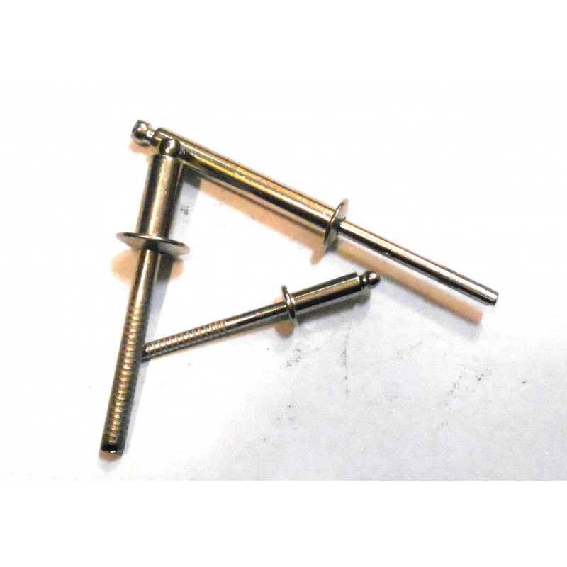 Din 7337 Alu/Fe pow.  4,8x35 k.14 Nity Zrywalne Aluminiowo/Stalowe z pow. kołnierzem