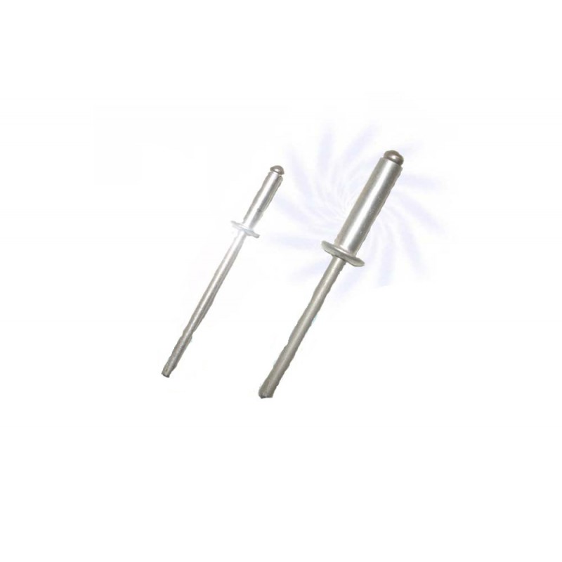 Din 7337 Alu/A2  3,2x6  Nity Zrywalne Aluminiowo/Nierdzewne