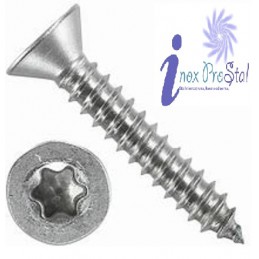 Din 7982 TORX A2 śr. 4,2x19mm Blachowkręt Płasko Stożkowy nacięcie TORX