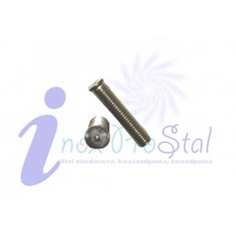 Din 32501 A2 M 3x25 Kołek Do Zgrzewania INOX