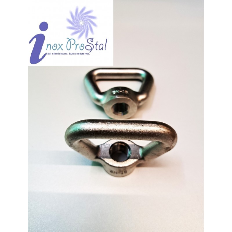 Din 80704 A4 M6  Nakrętka Koszowa Kwasoodporna INOX