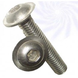 Iso 7380 MF A2 M12x50 Śruba Płasko-Soczewkowa z Podkładką na Imbus Nierdzewna