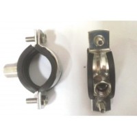 Obejmy Do Rur z GUMĄ Nak.  M8/M10 Nierdzewne A2