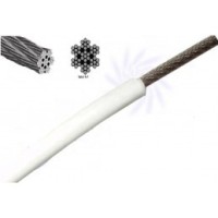 Splot PVC BIAŁY 7x7 A4 Liny Kwasoodporne Średnie PVC BIAŁE